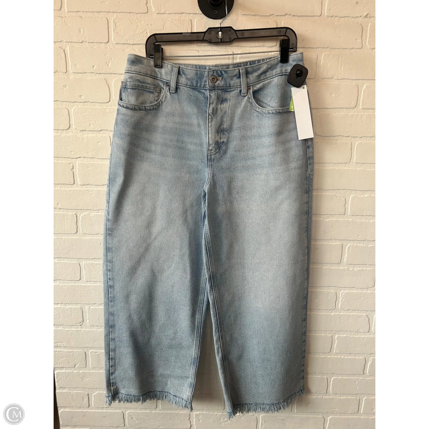 Jeans Wide Leg By Talbots In Blue Denim, Size: 12