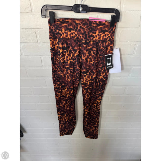 Athletic Leggings By Gottex In Black & Brown, Size: 4