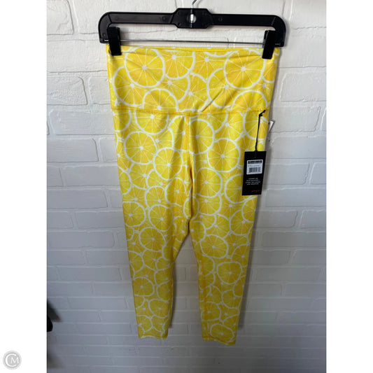 Athletic Leggings By Wildfox In Yellow, Size: 8