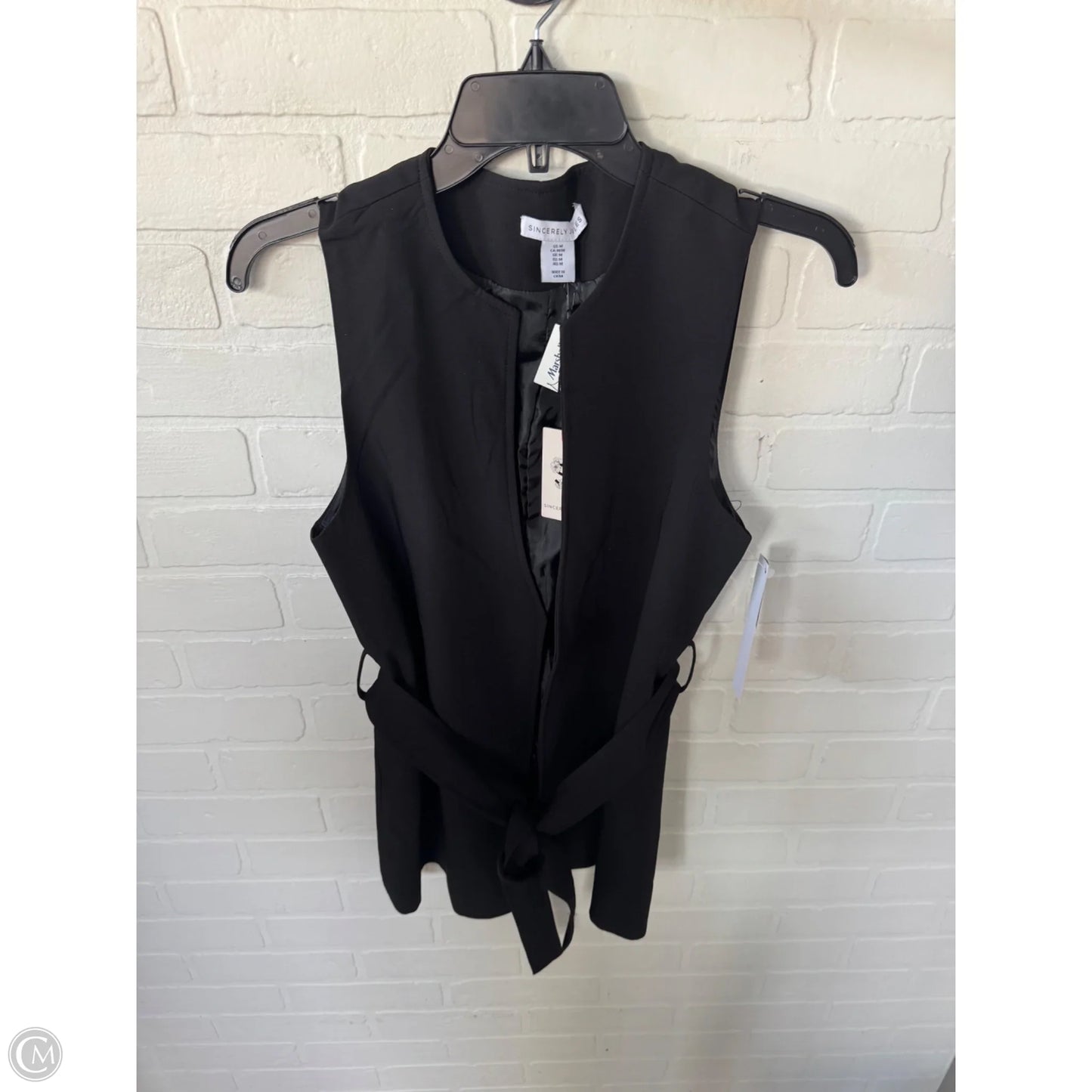 Vest Other By Sincerely Jules In Black, Size: M