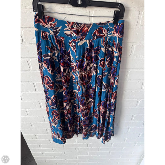 Skirt Midi By Garnet Hill In Blue, Size: 8