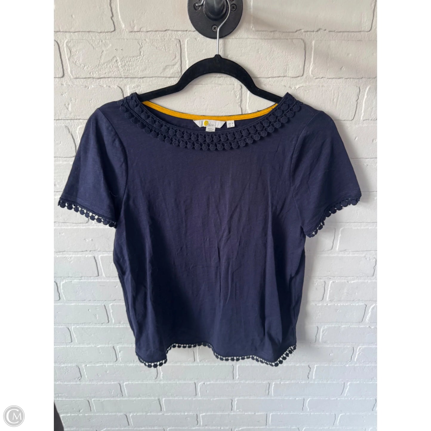 Top Short Sleeve By Boden In Blue, Size: S