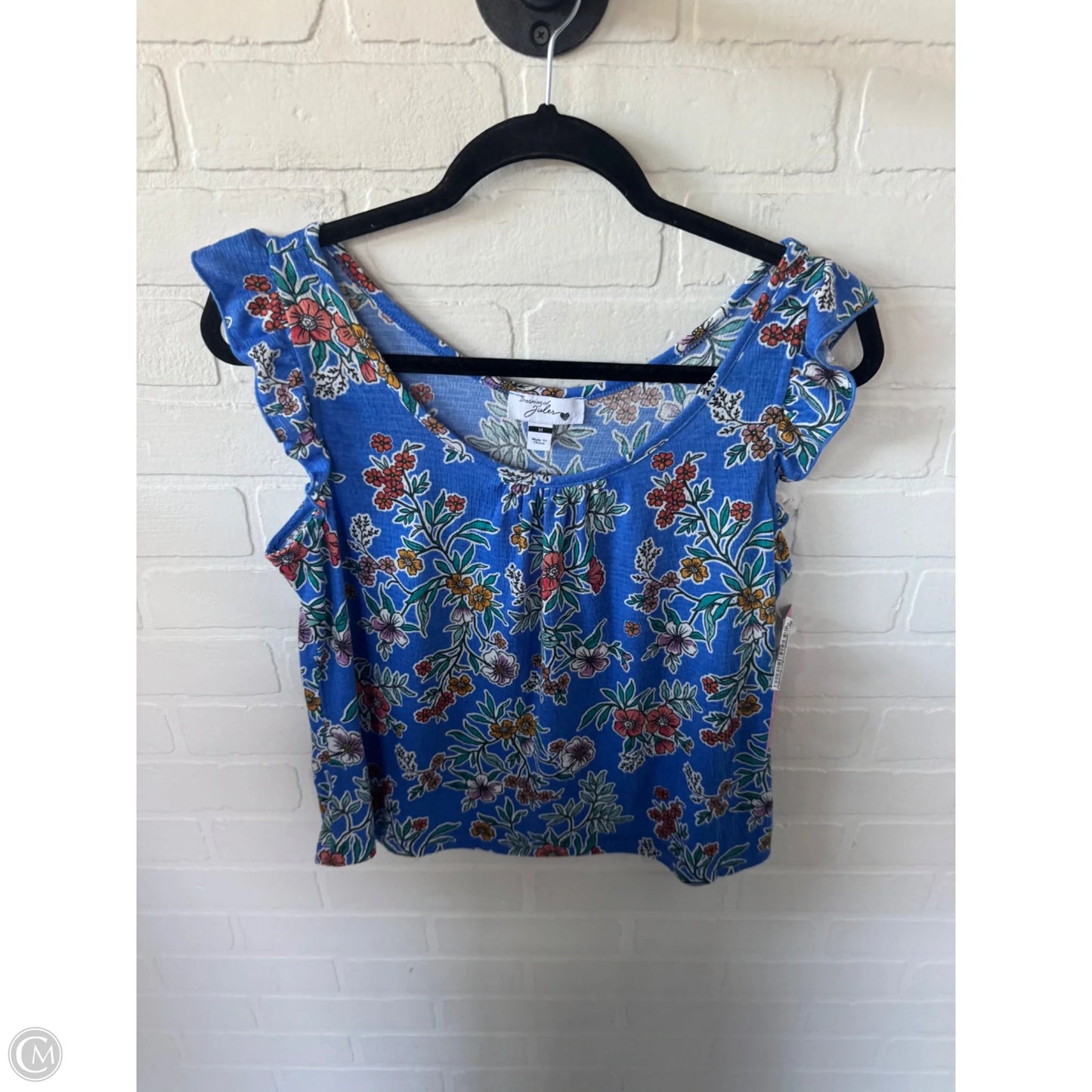 Top Sleeveless By Clothes Mentor In Blue, Size: M