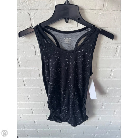 Athletic Tank Top By Athleta In Black & White, Size: S
