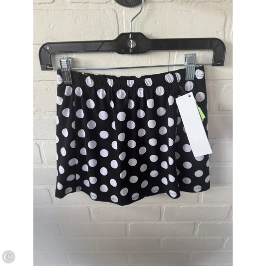 Athletic Skort By Clothes Mentor In Black & White, Size: 0