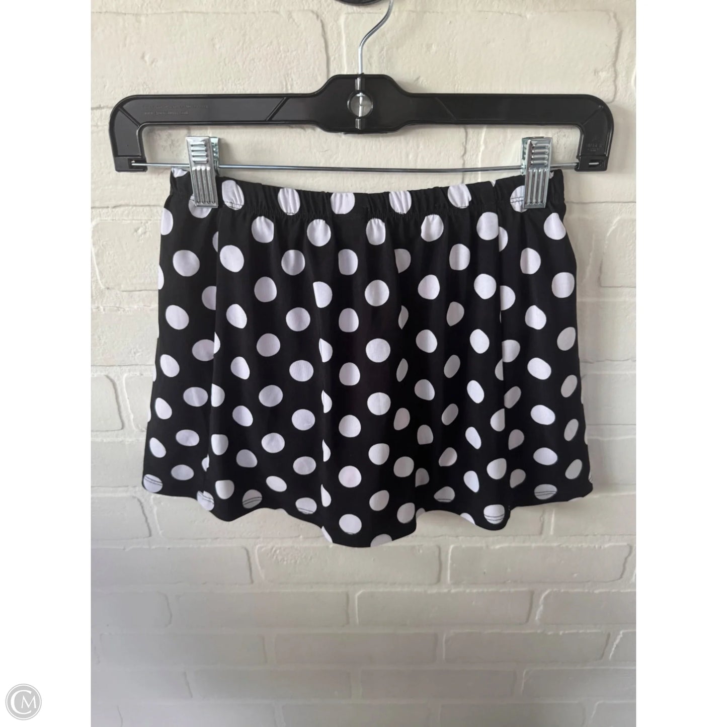 Athletic Skort By Clothes Mentor In Black & White, Size: 0