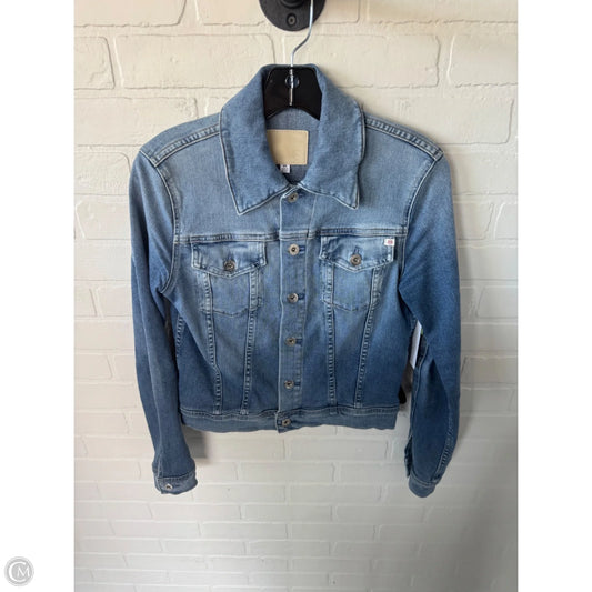 Jacket Denim By Ag Jeans In Blue Denim, Size: Xs