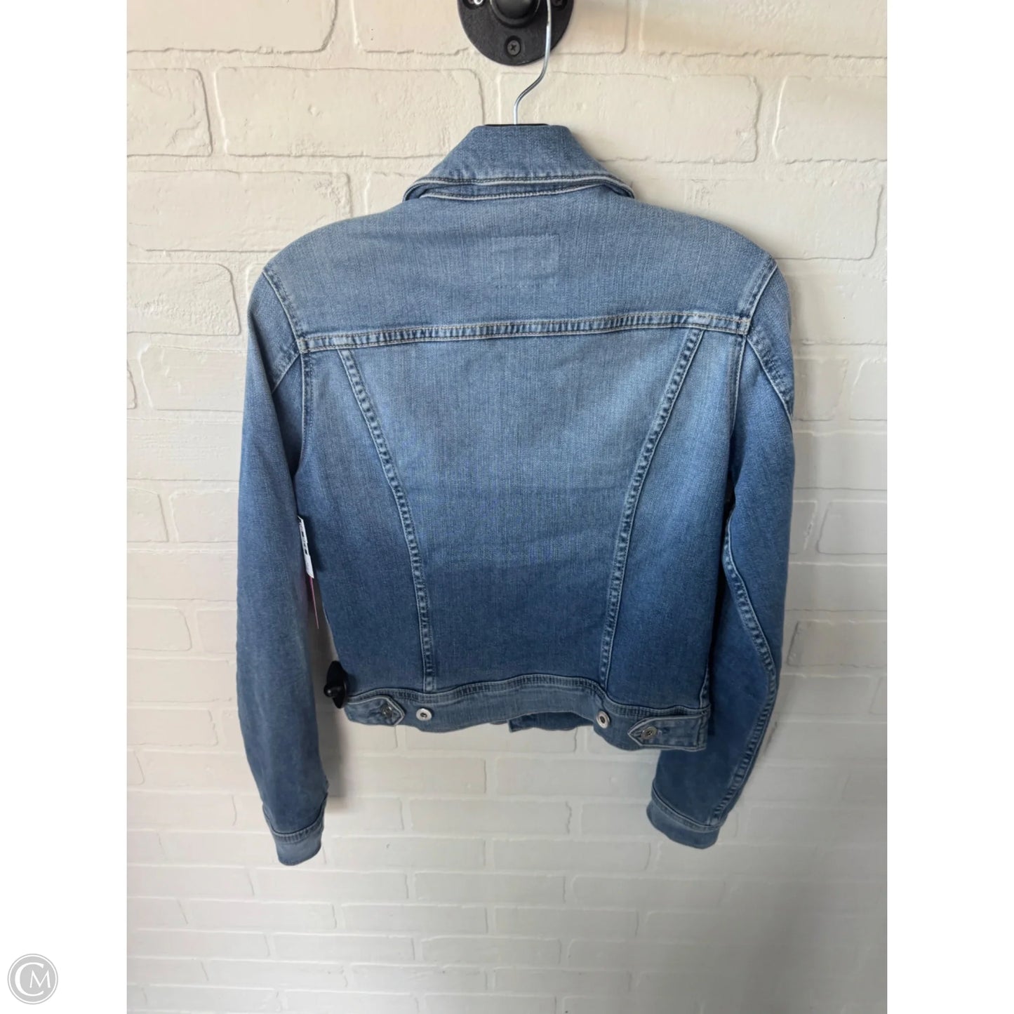 Jacket Denim By Ag Jeans In Blue Denim, Size: Xs