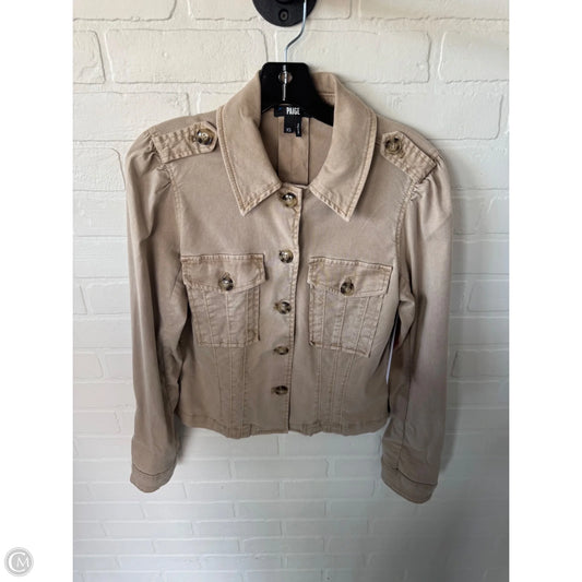 Jacket Other By Paige In Tan, Size: Xs
