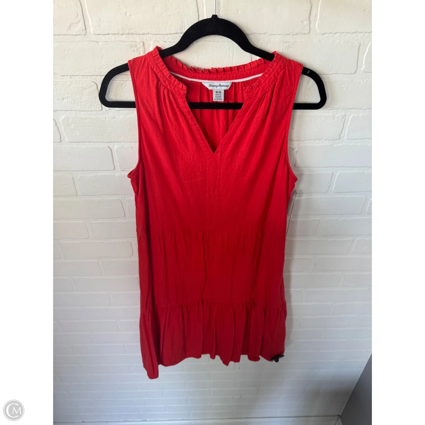 Dress Casual Midi By Tommy Bahama In Orange, Size: M