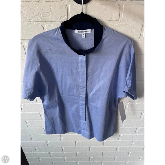 Top Short Sleeve By Elizabeth And James In Blue, Size: M