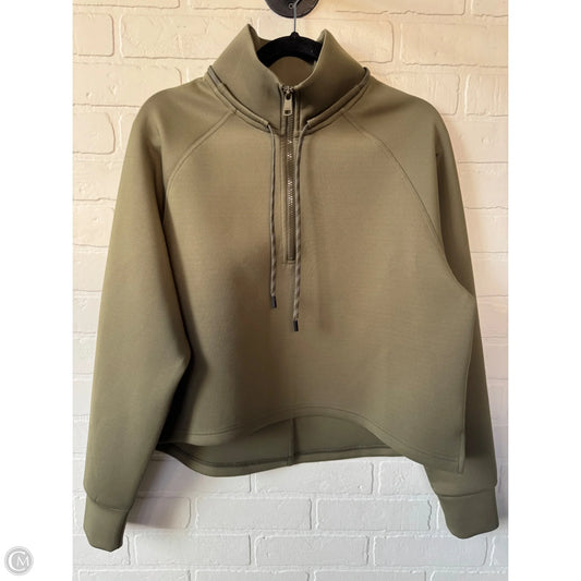 Athletic Sweatshirt Collar By Lole In Green, Size: M