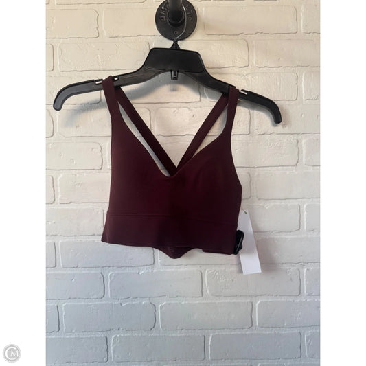 Athletic Bra By Athleta In Maroon, Size: Xs