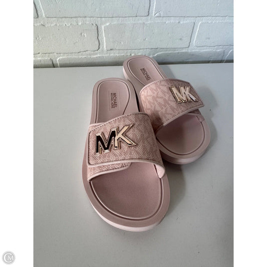 Sandals Designer By Michael Kors In Pink, Size: 6