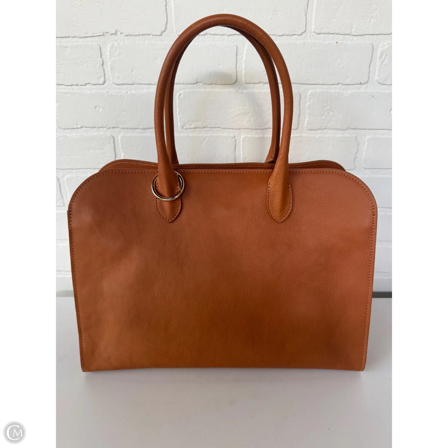 Tote Leather By Cmc, Size: Large