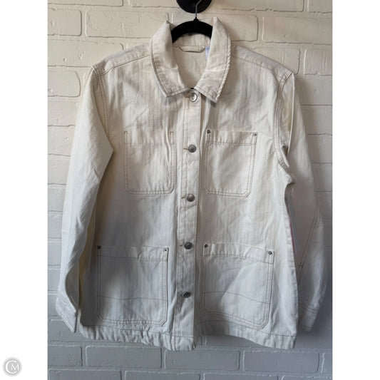 Jacket Shirt By Time And Tru In Cream, Size: M