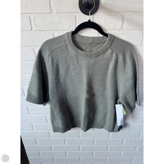Sweater Short Sleeve By Abercrombie And Fitch In Green, Size: L