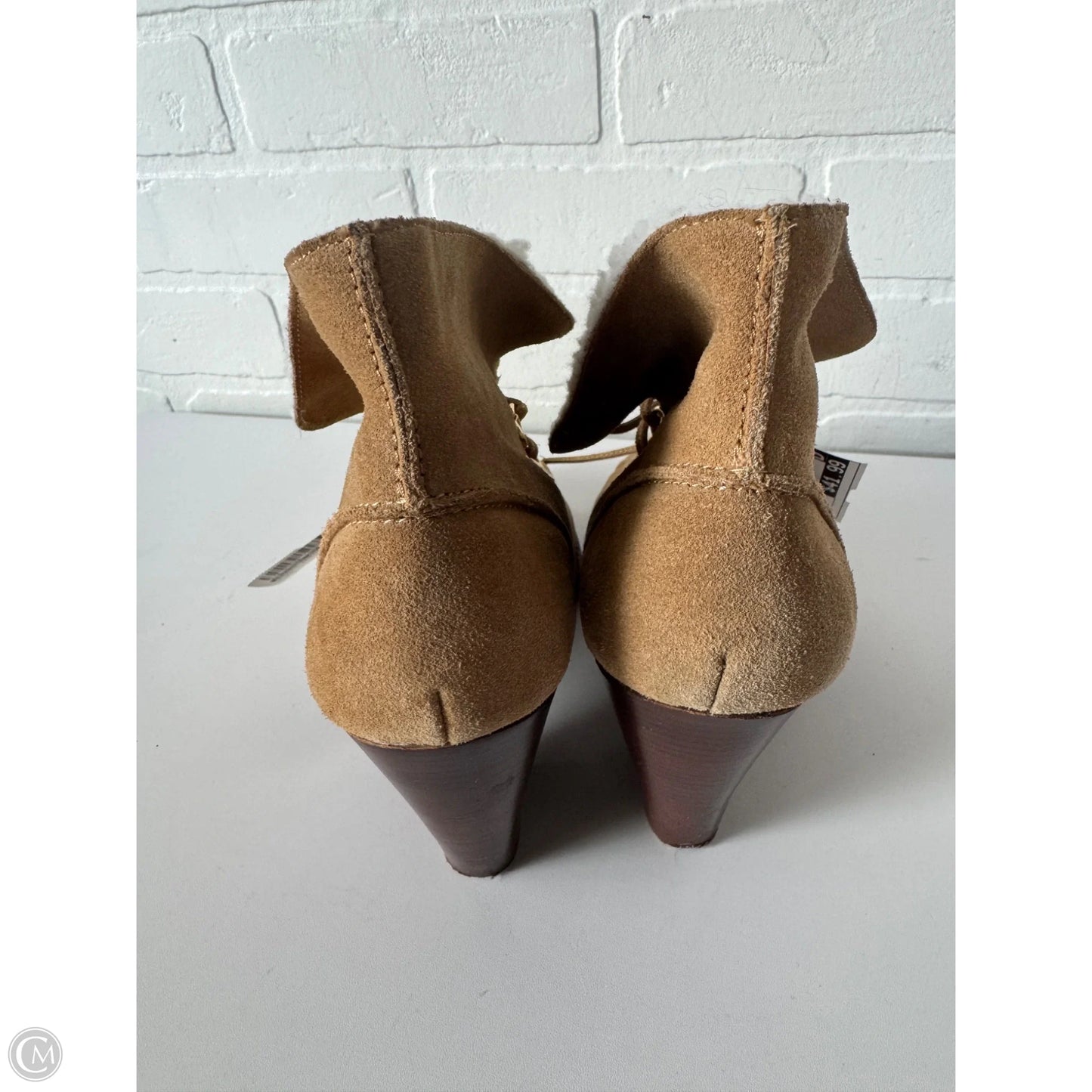 Boots Ankle Heels By Michael By Michael Kors In Tan, Size: 8.5
