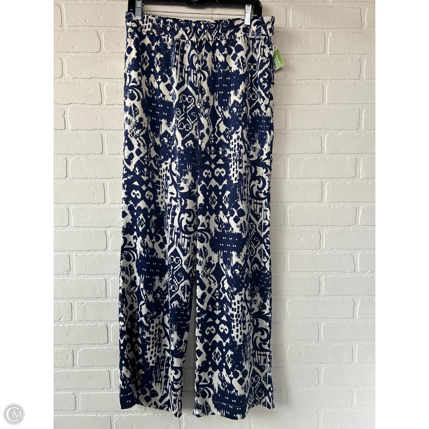 Pants Wide Leg By Rachel Zoe In Blue & White, Size: 8