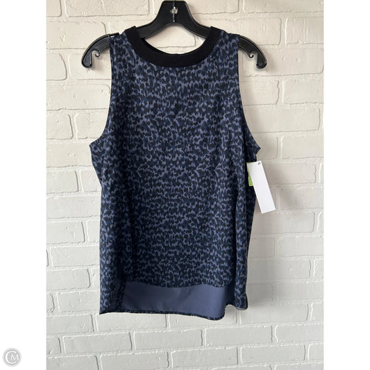 Athletic Tank Top By Athleta In Black & Blue, Size: M