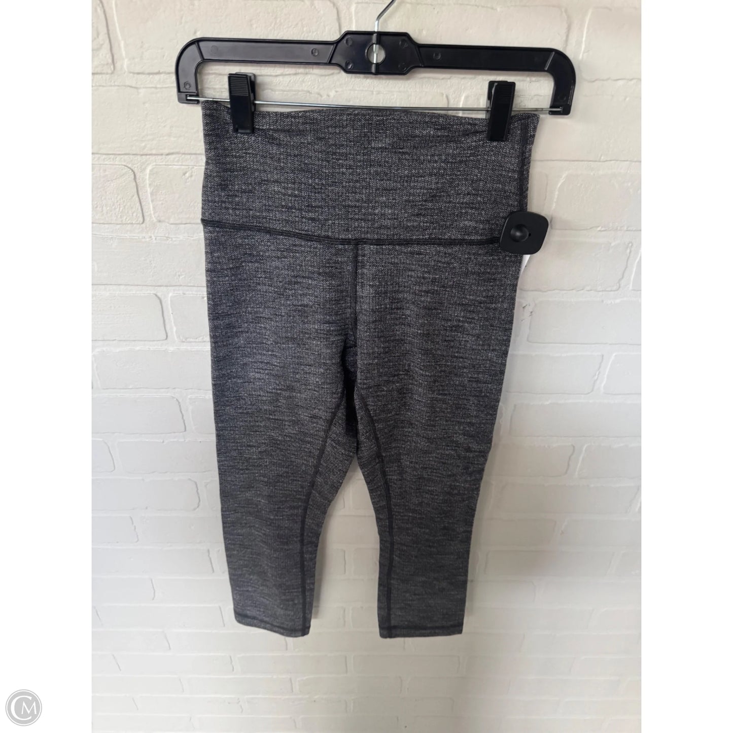 Athletic Capris By Lululemon In Grey, Size: 6