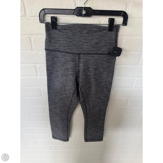 Athletic Capris By Lululemon In Grey, Size: 6