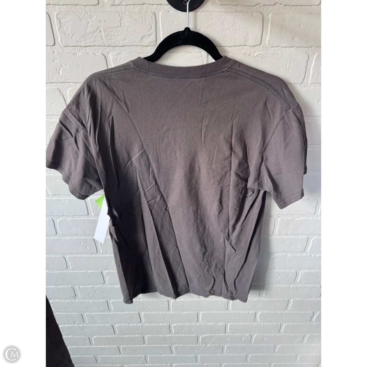Top Short Sleeve Basic By Clothes Mentor In Brown, Size: S