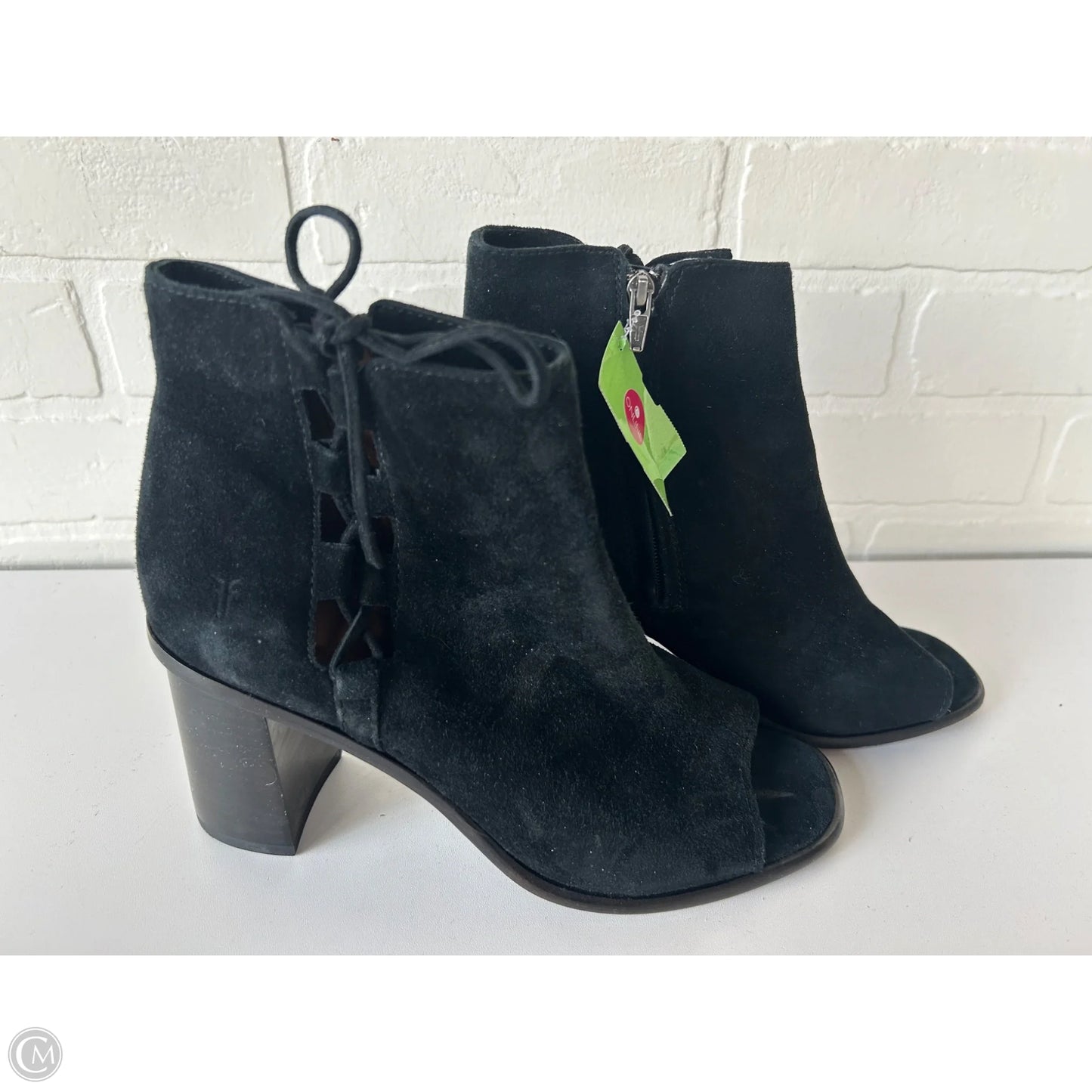 Boots Designer By Frye In Black, Size: 8