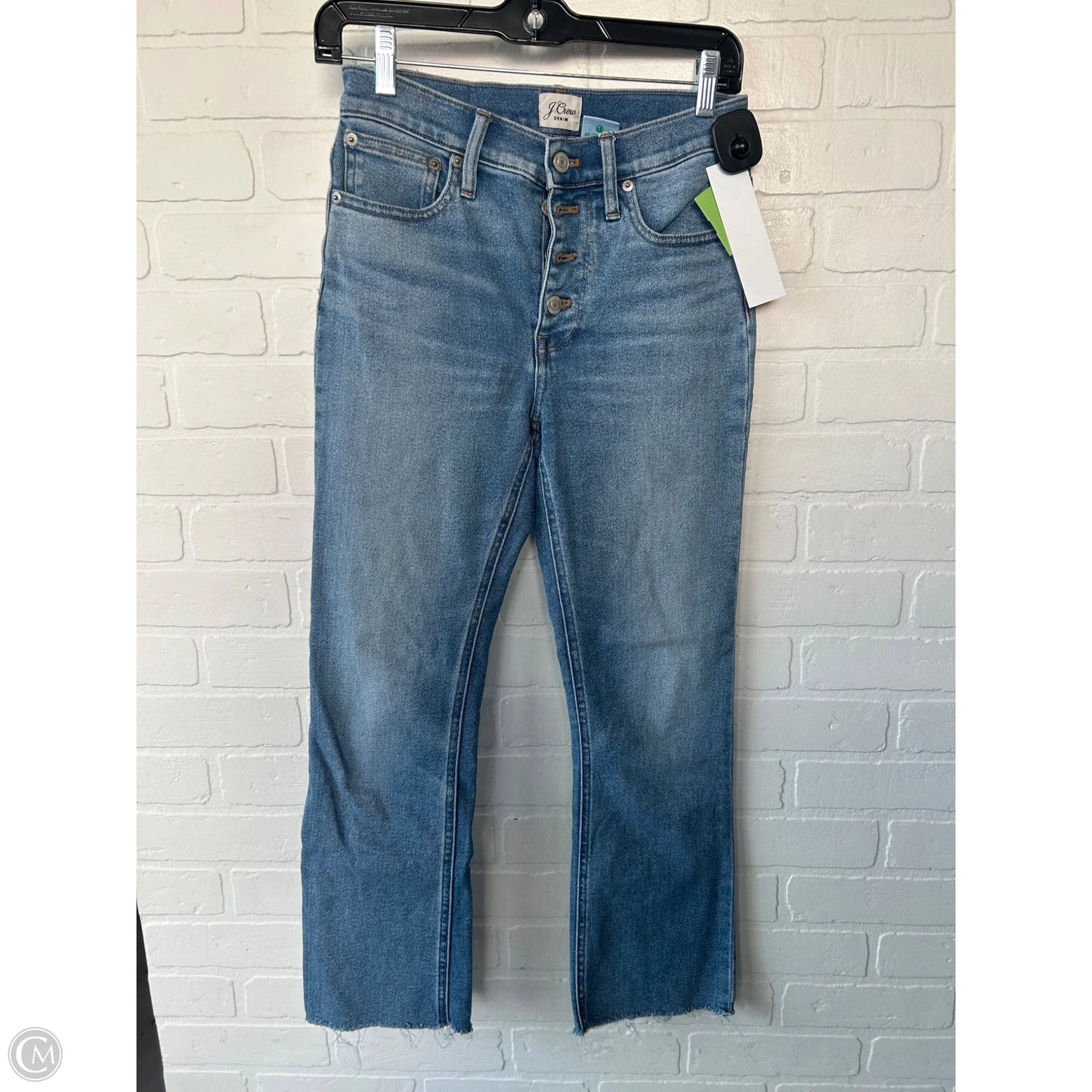 Jeans Boot Cut By J. Crew In Blue Denim, Size: 0