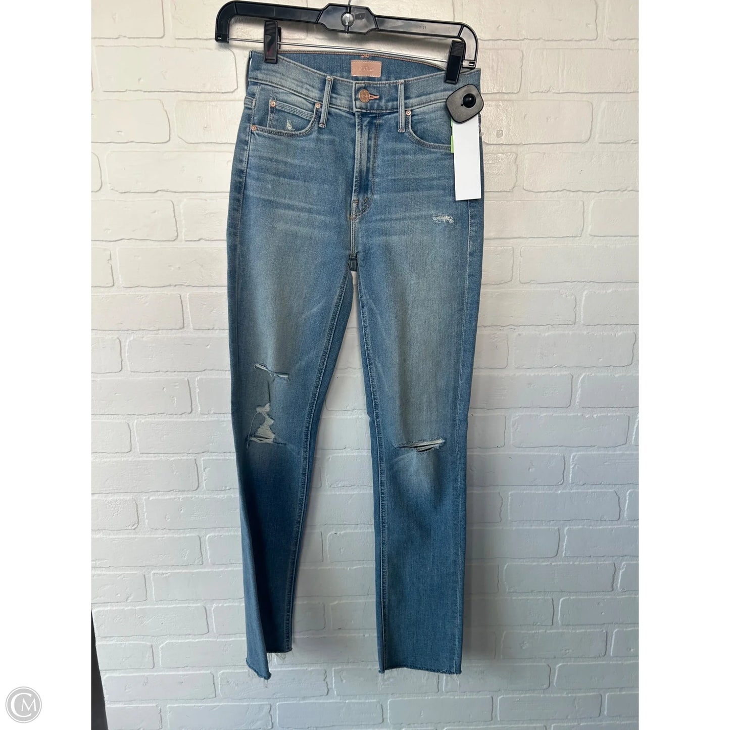 Jeans Skinny By Mother In Blue Denim, Size: 0
