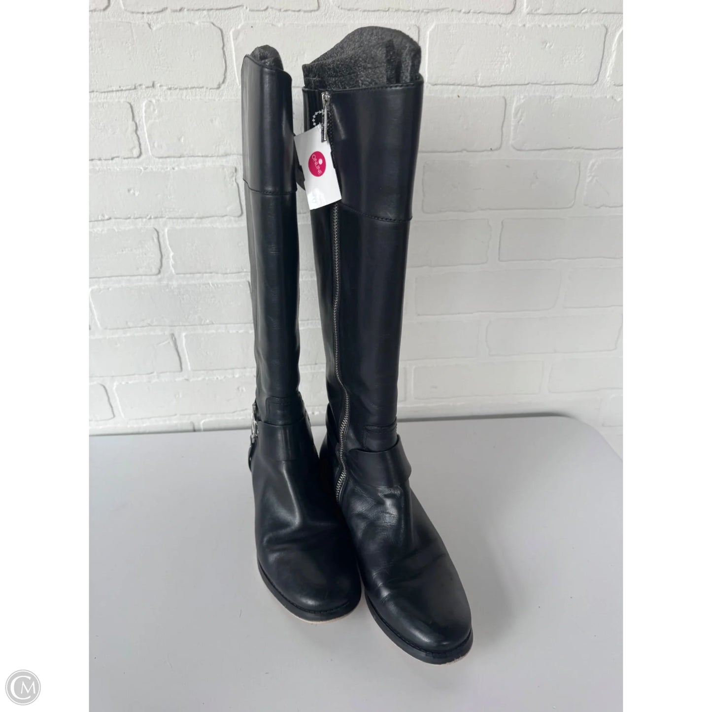 Boots Designer By Michael Kors In Black, Size: 8