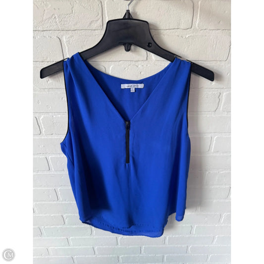 Top Sleeveless By Naked Zebra In Blue, Size: L
