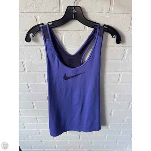 Athletic Tank Top By Nike Apparel In Purple, Size: L