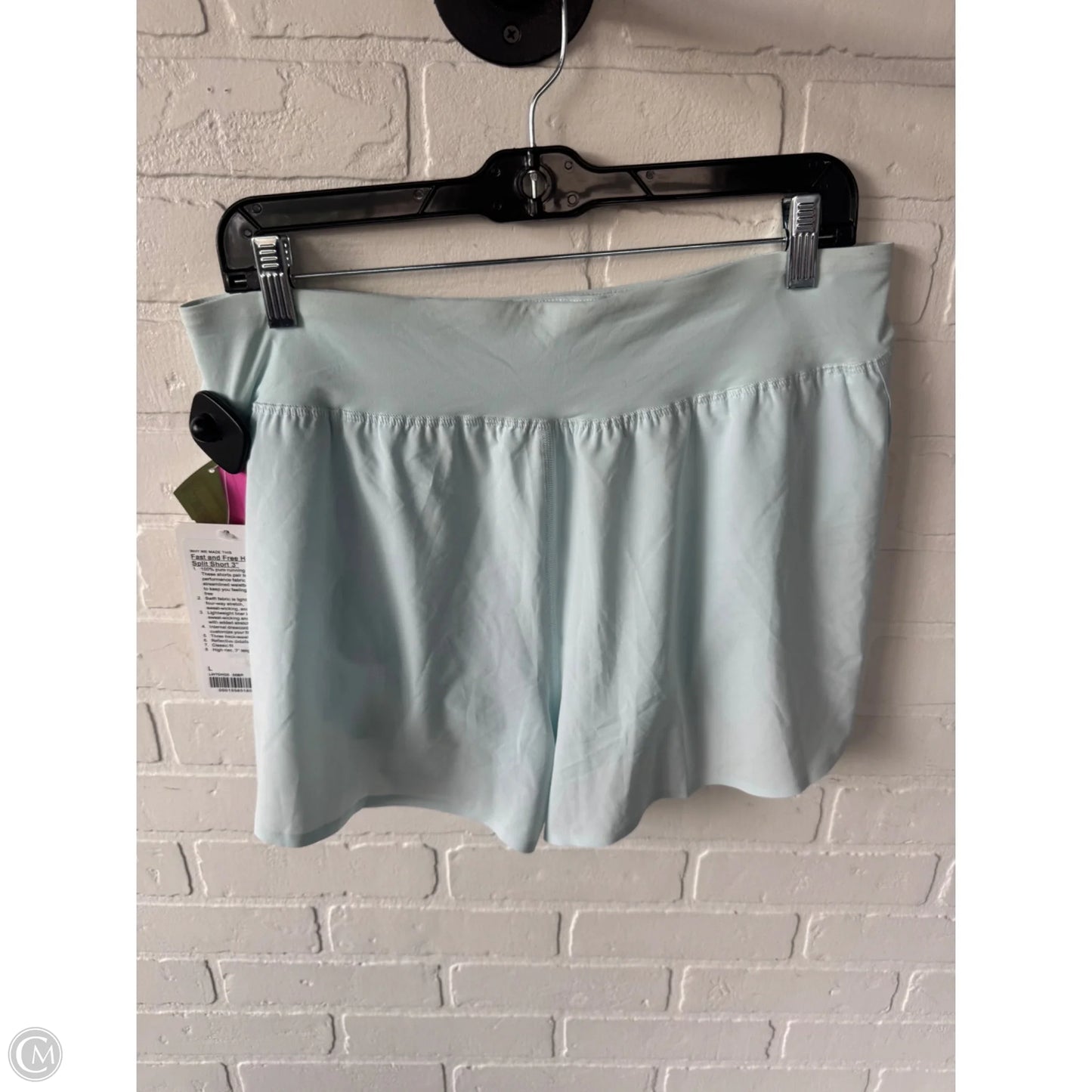 Athletic Shorts By Lululemon In Blue, Size: 12