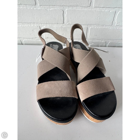 Sandals Flats By Sorel In Tan, Size: 8.5