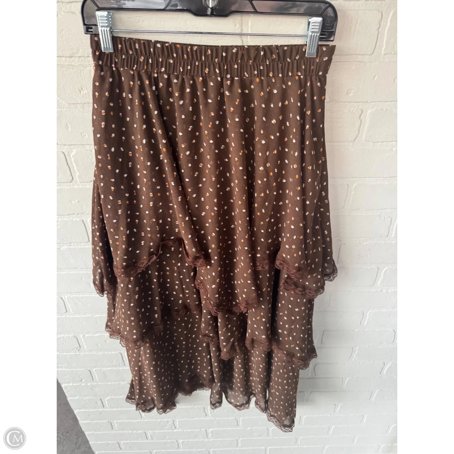 Skirt Maxi By Clothes Mentor In Brown, Size: 8