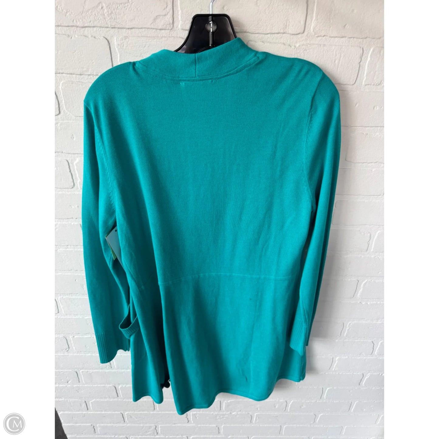 Sweater Cardigan By Isaac Mizrahi Live Qvc In Blue, Size: M