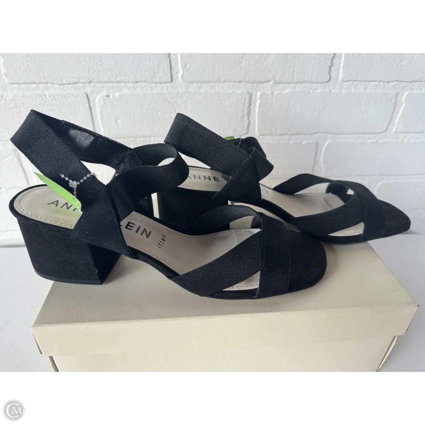 Sandals Heels Block By Anne Klein In Black, Size: 10