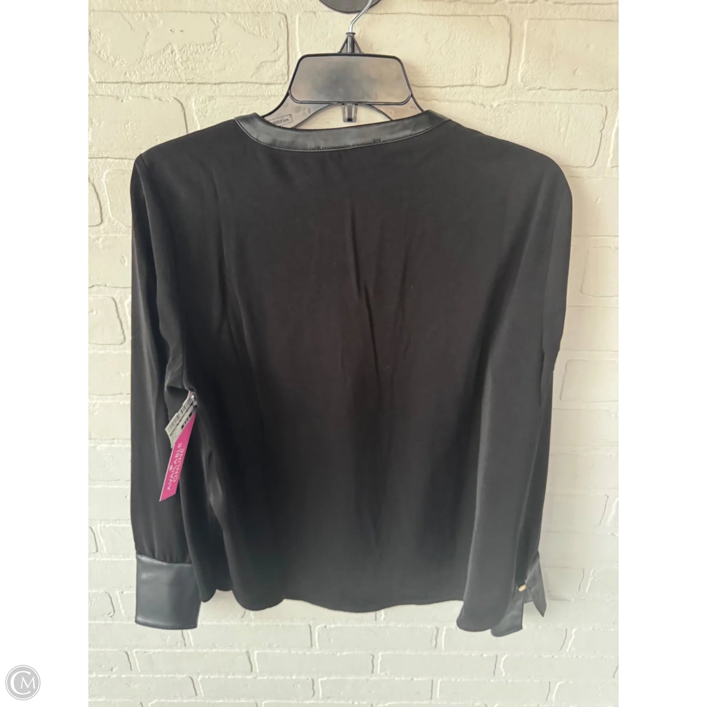 Top Long Sleeve By Michael By Michael Kors In Black, Size: M