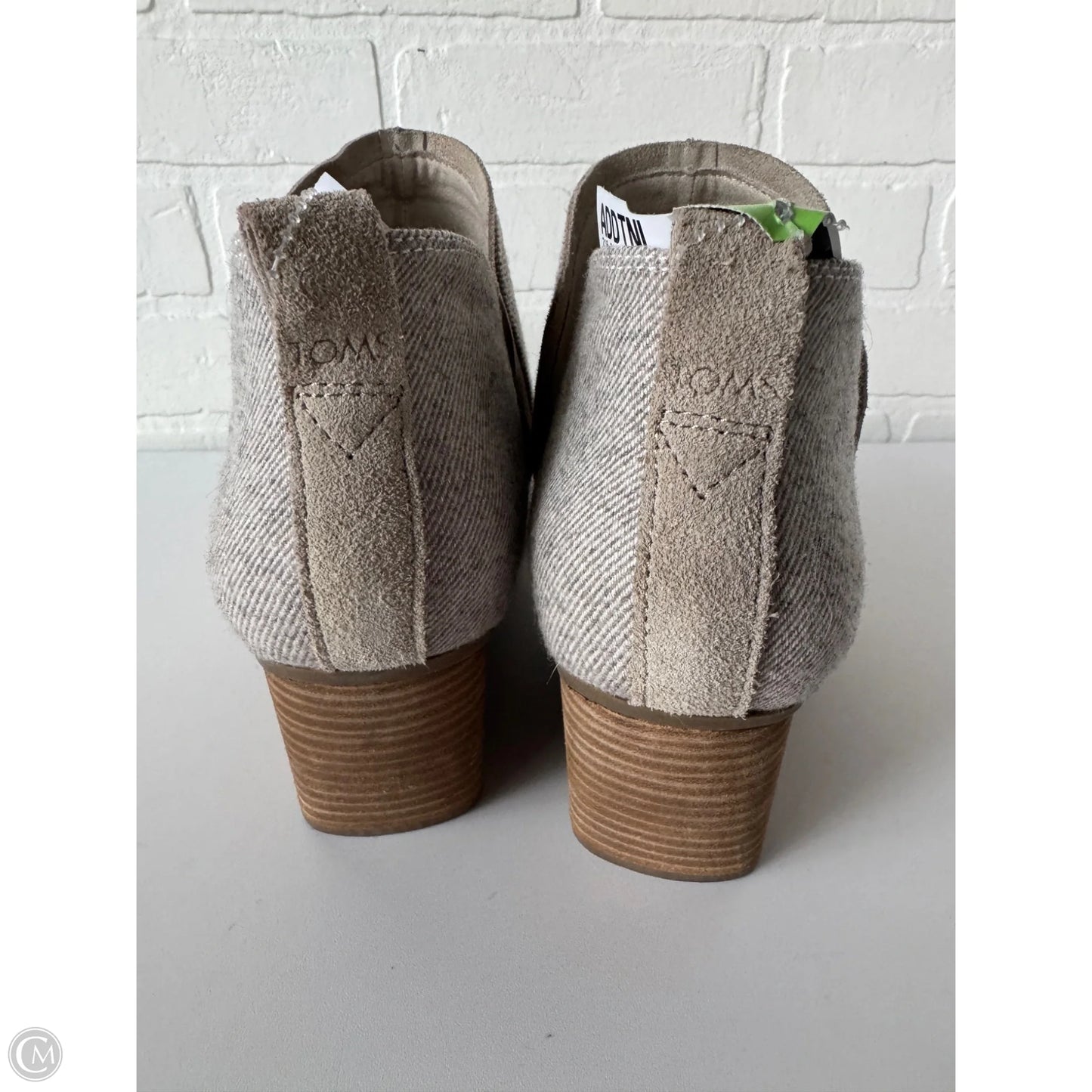 Boots Ankle Heels By Toms In Grey, Size: 11
