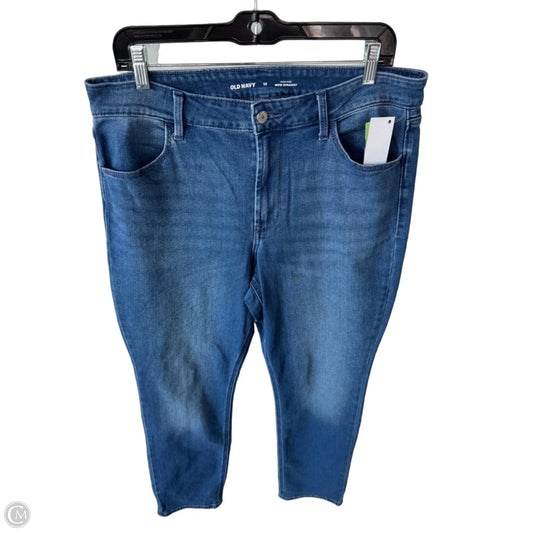 Jeans Straight By Old Navy In Blue Denim, Size: 12