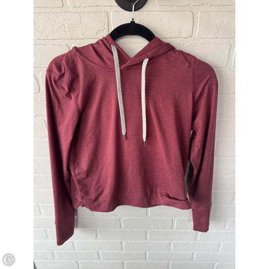 Athletic Top Long Sleeve Hoodie By Vuori In Orange, Size: Xs