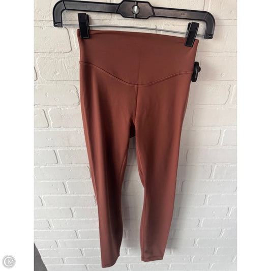 Athletic Leggings By Lululemon In Brown, Size: 2
