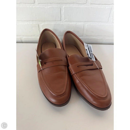 Shoes Flats By Loft In Brown, Size: 10