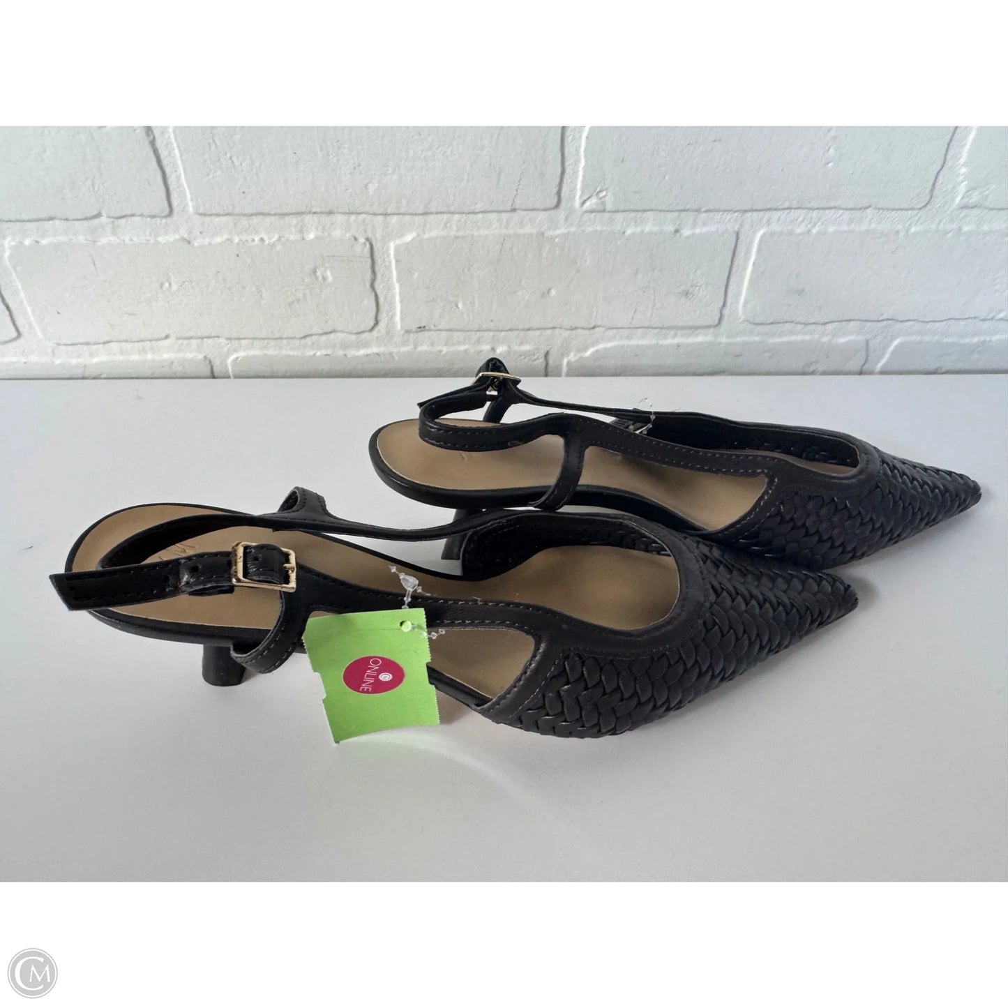 Shoes Heels Kitten By H&m In Brown, Size: 6