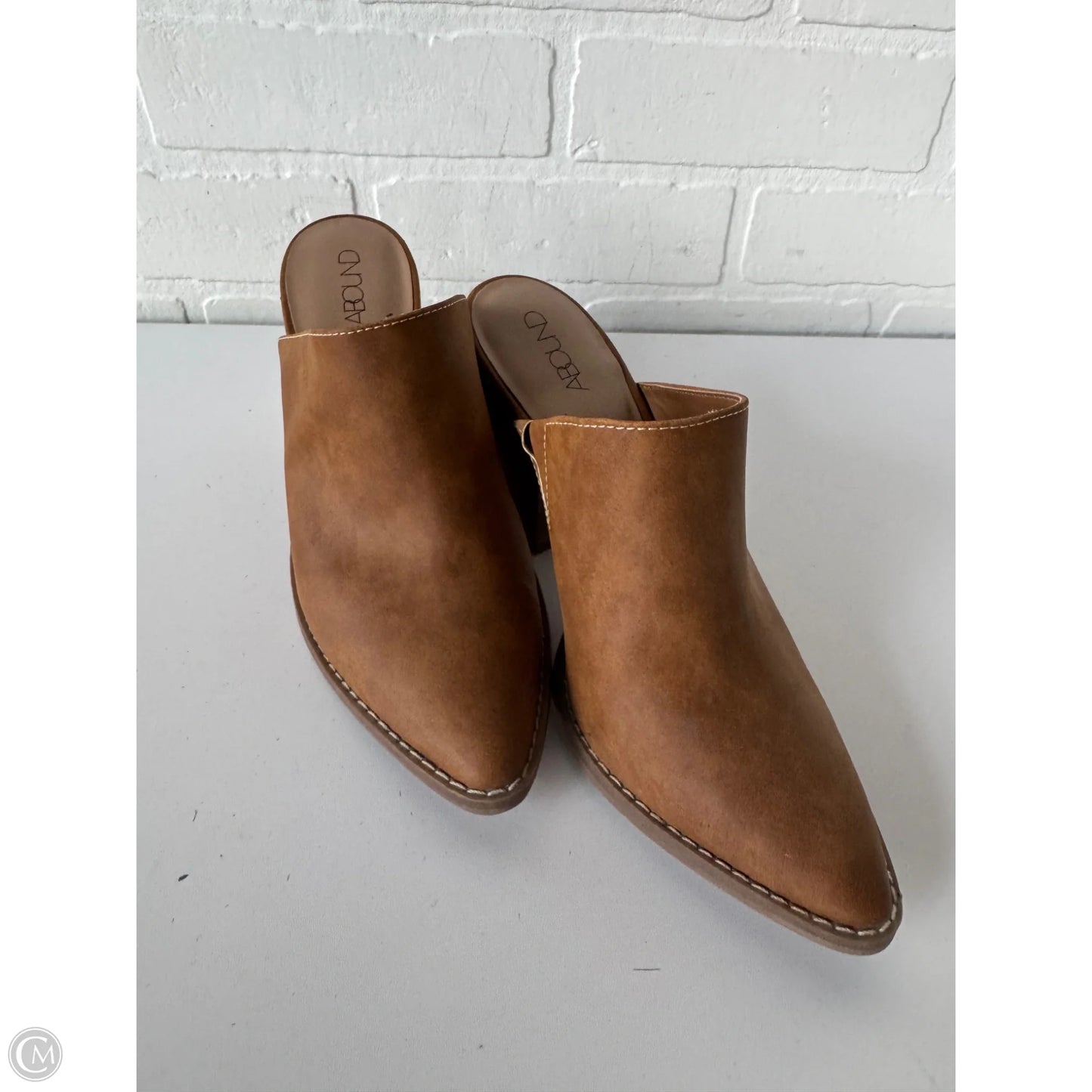 Shoes Heels Block By Abound In Brown, Size: 5.5