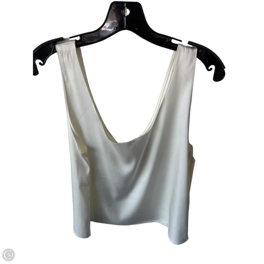 Top Sleeveless By Zara In Cream, Size: L