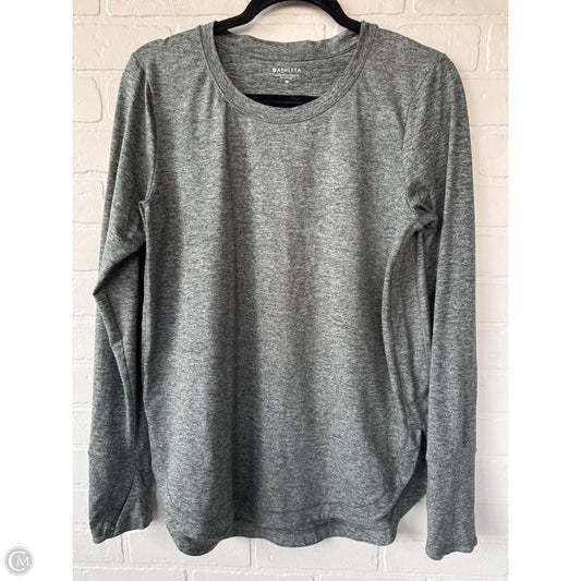 Athletic Top Long Sleeve Crewneck By Athleta In Green, Size: M