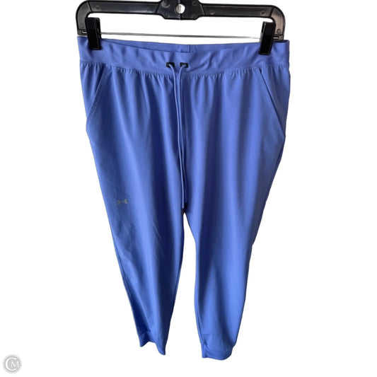 Athletic Pants By Under Armour In Blue, Size: 8