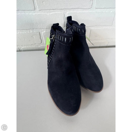Boots Ankle Flats By Diba In Navy, Size: 6